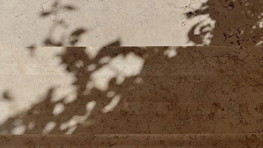 Warm material texture with shadow