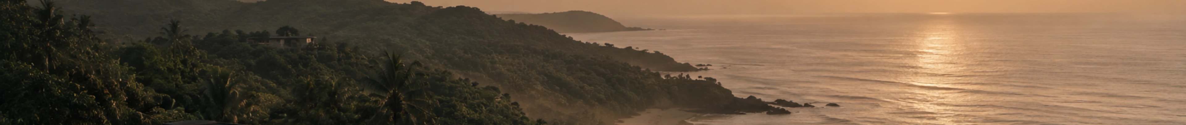 Tropical landscape surrounding Nayan Villas in Majorda, South Goa