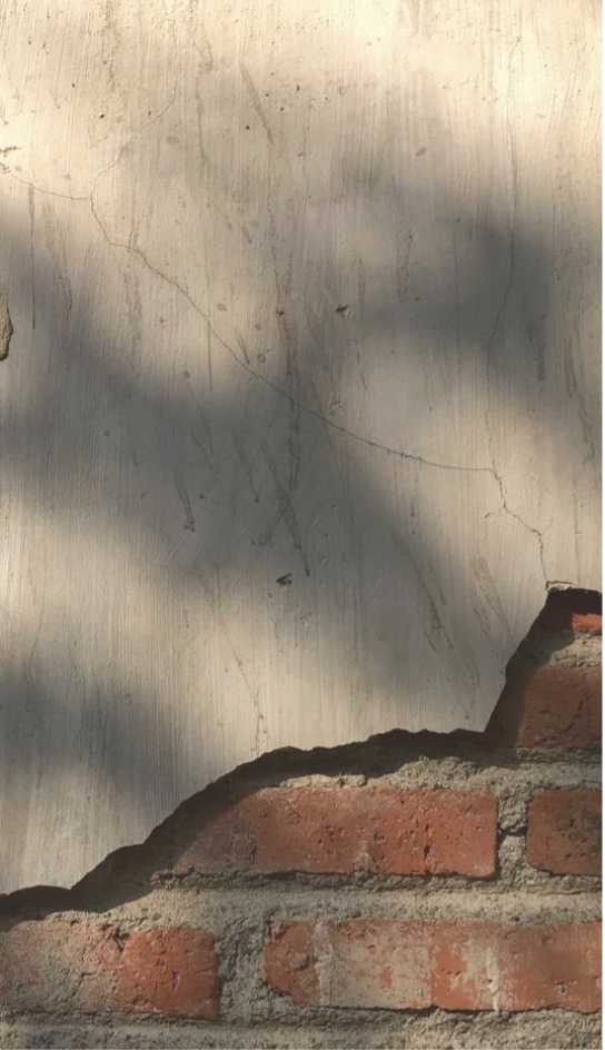 Handcrafted brick and plaster details at Vanam Villas
