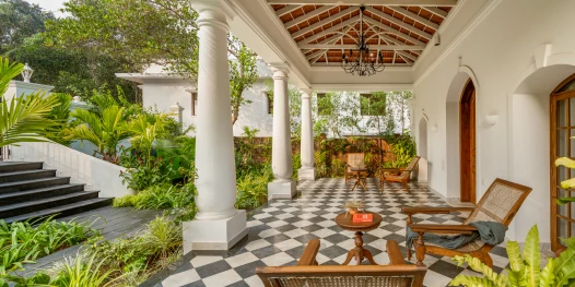 Goan heritage details informing the Villa Perola restoration